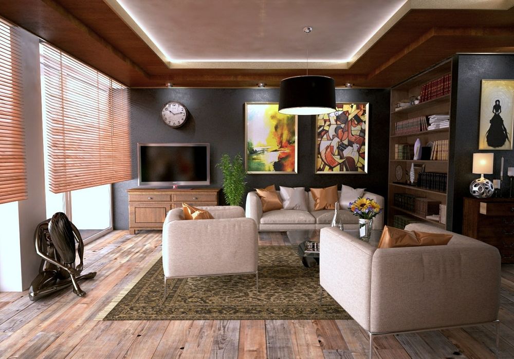 decorar uma sala de estar moderna