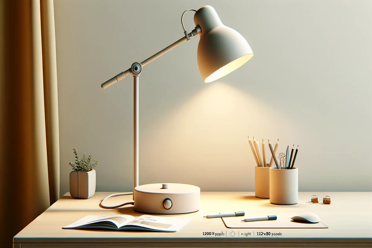 Luminária de mesa recarregável de LED