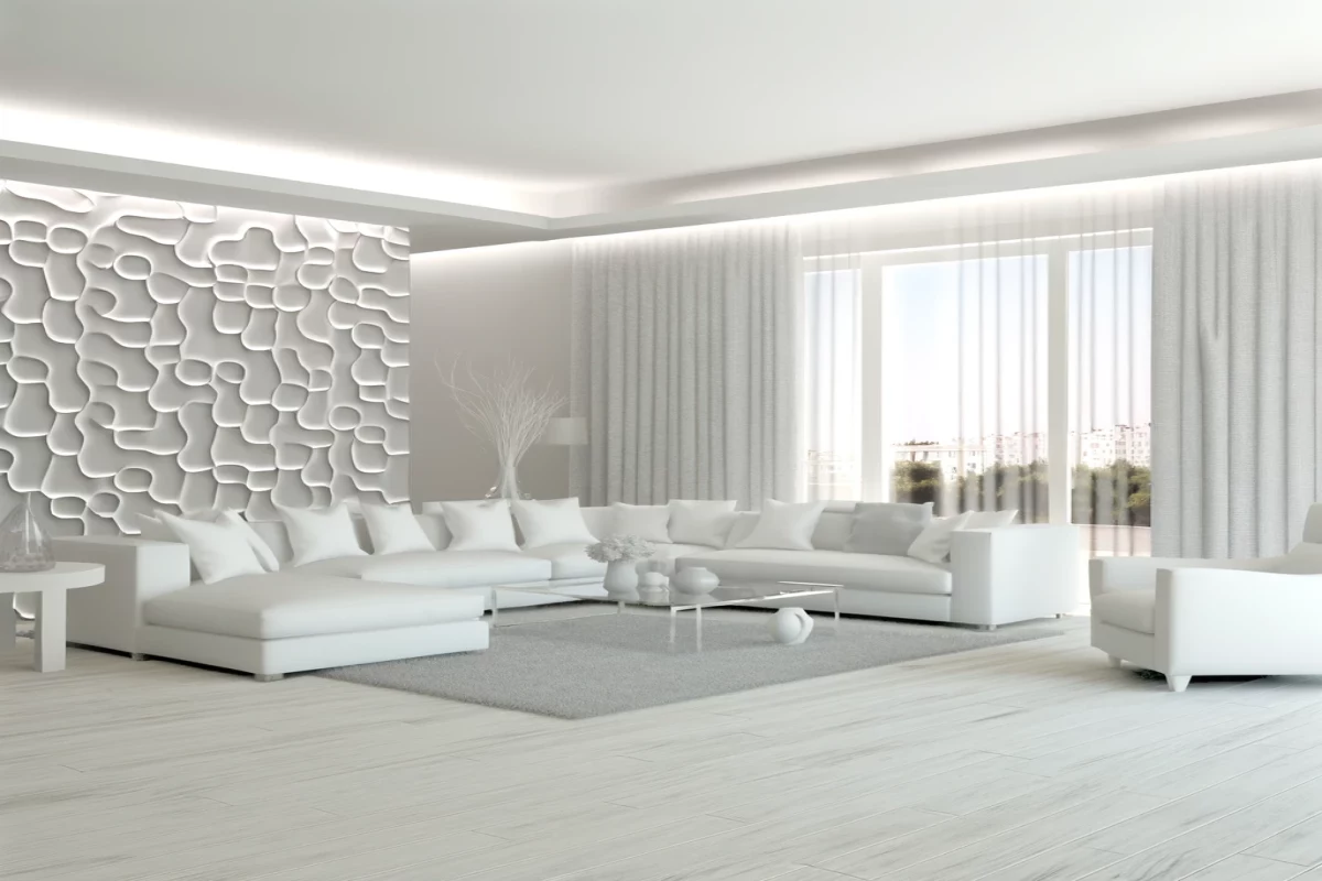 Efeito 3D para salas de estar