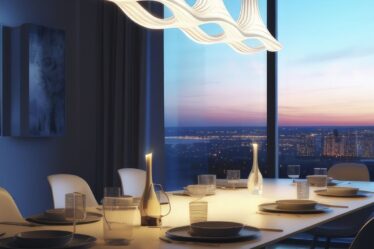 Iluminação ideal para sala de jantar